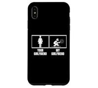 Carcasa para iPhone XS MAX Soldador Tu Novia Mi Novia Novio Soldadura Divertida
