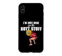 Carcasa para iPhone XS MAX Solo Estoy aquí para Las Cosas del Trasero Entrenamiento Levantamiento de Pesas