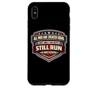 Carcasa para iPhone XS MAX Solo los Mejores Hombres corren en su Carrera de Corredores de Viejos Setenta