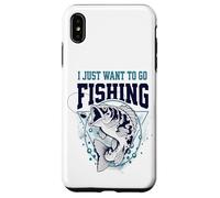 Carcasa para iPhone XS MAX Solo Quiero IR a Pescar
