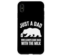 Carcasa para iPhone XS MAX Solo un papá Que Siempre volvió con el Día del Padre con Leche