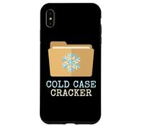 Carcasa para iPhone XS MAX Solucionador de Archivos de Casos de Cold Case Cracker Investigator Detective
