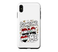 Carcasa para iPhone XS MAX Someone In Iraq Loves Me Heart Iraq Flag