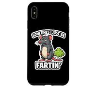 Carcasa para iPhone XS MAX Sometimes I Just Be Fartin Slob Rat Pedos Ratón Pedo Divertido