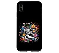 Carcasa para iPhone XS MAX Sometimes You Just Need To Chill Relax Reminder Stress -