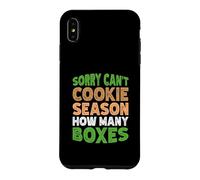 Carcasa para iPhone XS MAX Sorry Can't Cookie Season How Many Boxes