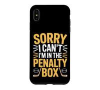 Carcasa para iPhone XS MAX Sorry I Can't I'm In The Penalty Box Jugador de Hockey |-