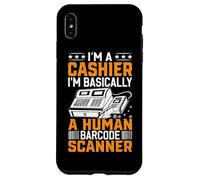 Carcasa para iPhone XS MAX Soy cajero Soy básicamente un escáner de código de Barras Humano