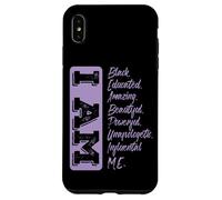 Carcasa para iPhone XS MAX Soy El Mes De La Historia Negra Fuerte Educado Orgulloso