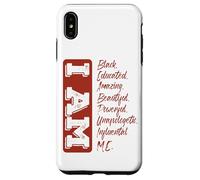 Carcasa para iPhone XS MAX Soy El Mes De La Historia Negra Fuerte Educado Orgulloso