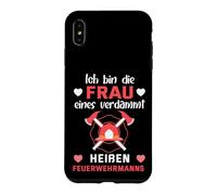 Carcasa para iPhone XS MAX Soy la señora de un Bombero Llamado