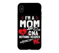 Carcasa para iPhone XS MAX Soy mamá, Enfermera y CNA: Nada me Asusta - Nurse's Mother