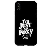 Carcasa para iPhone XS MAX Soy Tan Foxy Cute Fox Funny Animal Lovers