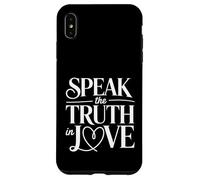 Carcasa para iPhone XS MAX Speak The Truth In Love Amable honestidad fe -
