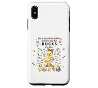 Carcasa para iPhone XS MAX Special Needs Mom Autism Caregivers Cute Mama Duck