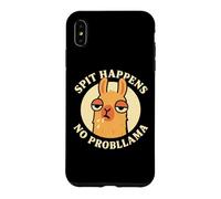 Carcasa para iPhone XS MAX Spit Happens No Probllama Funny Llama Humor Graphic Design
