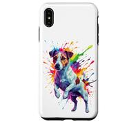 Carcasa para iPhone XS MAX Splash Art Jack Russell