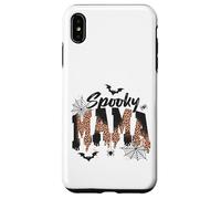 Carcasa para iPhone XS MAX Spooky Mama Leopard Print Ghost Halloween Design