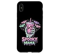 Carcasa para iPhone XS MAX Spooky Mama Pastel Goth Skeleton Hand Café Mama para Halloween
