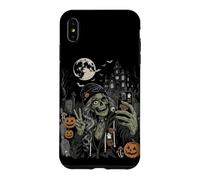 Carcasa para iPhone XS MAX Spooky Szn Zombie Girl Selfie Truco o Trato Halloween