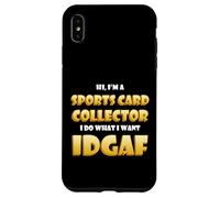 Carcasa para iPhone XS MAX Sports Card Collector Idgaf Rare Basketball Card Collections