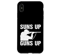 Carcasa para iPhone XS MAX Sportsman Suns Up Guns Up Cazador de Humor de Caza