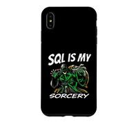 Carcasa para iPhone XS MAX SQL Developer Sorcery Funny Database Admin Programmer