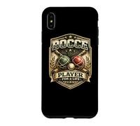 Carcasa para iPhone XS MAX Squadra Italiana di giocatori di Bocce retrò Bocce Player