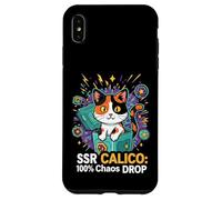 Carcasa para iPhone XS MAX SSR Calico Cat 100% Chaos Drop Gacha Gaming Loot Box
