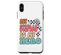 Carcasa para iPhone XS MAX Stepdad Hero Cute Retro Floral Fathers Day Appreciation