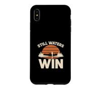Carcasa para iPhone XS MAX Still Waters Ganar Pesca Lago Pesca Al Aire Libre Pescador