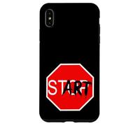 Carcasa para iPhone XS MAX Stop Start Graffiti Design Statement Motivation Gym