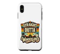 Carcasa para iPhone XS MAX Straight Outta Wonderland Vintage Retro Funny Fantasy Cita