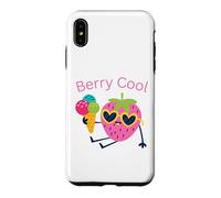 Carcasa para iPhone XS MAX Strawberry Berry Cool Summer Icecream