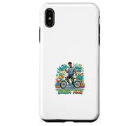 Carcasa para iPhone XS MAX Street King BMX Rider Urban Champion Gráfico