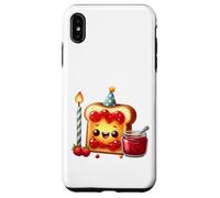 Carcasa para iPhone XS MAX Sudadera con Comida para Celebrar la Fiesta Kawaii Toast Jam