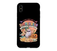 Carcasa para iPhone XS MAX Summerween Ghost Chilling Beach Calabaza