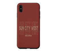 Carcasa para iPhone XS MAX Sun City Vintage del Oeste de Arizona