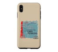 Carcasa para iPhone XS MAX Sun Records X Carl Perkins Algunas Cosas Nunca cambian Logo