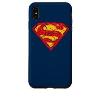 Carcasa para iPhone XS MAX Superman Shattered Shield Logo