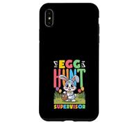 Carcasa para iPhone XS MAX Supervisor de Caza de Huevos Divertido Evento de Pascua Personal y Maestro