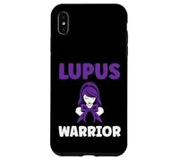 Carcasa para iPhone XS MAX Survivor Fighter Purple Support Awareness Warrior Lupus