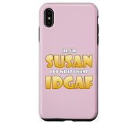 Carcasa para iPhone XS MAX Susan Joke Idgaf Meme Cute Halloween Costume For Susans