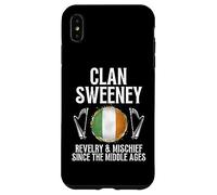 Carcasa para iPhone XS MAX Sweeney Apellido Irlandés Apellido Heráldico Celta Clan