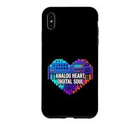 Carcasa para iPhone XS MAX Synth Music Producer Analog Heart Digital Soul