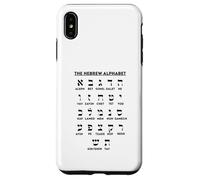 Carcasa para iPhone XS MAX Tabla de apuestas de Aleph para Aprender Idiomas Yiddish del Alfabeto Hebreo