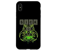 Carcasa para iPhone XS MAX Tabla periódica enferma Química Oscura Cráneo Ciencia Humor