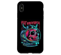 Carcasa para iPhone XS MAX Take Over The Universe, Cool Skeleton Astronaut Short Sleeve
