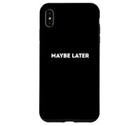 Carcasa para iPhone XS MAX Tal Vez más Tarde Pereza Perezosa