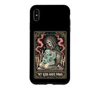 Carcasa para iPhone XS MAX Tarjeta de Tarot para Amantes de Las Mascotas con diseño de Esqueleto de My Kids Have